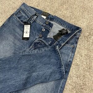 G Star Raw 3301 Regular Tapered Jeans Mens 30X34 Button Fly Denim New with Tags